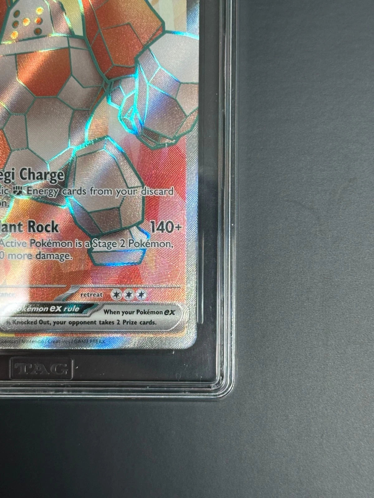 Pokemon Regirock ex 214/182 Ultra Rare Destined Rivals TAG 10 Gem Mint