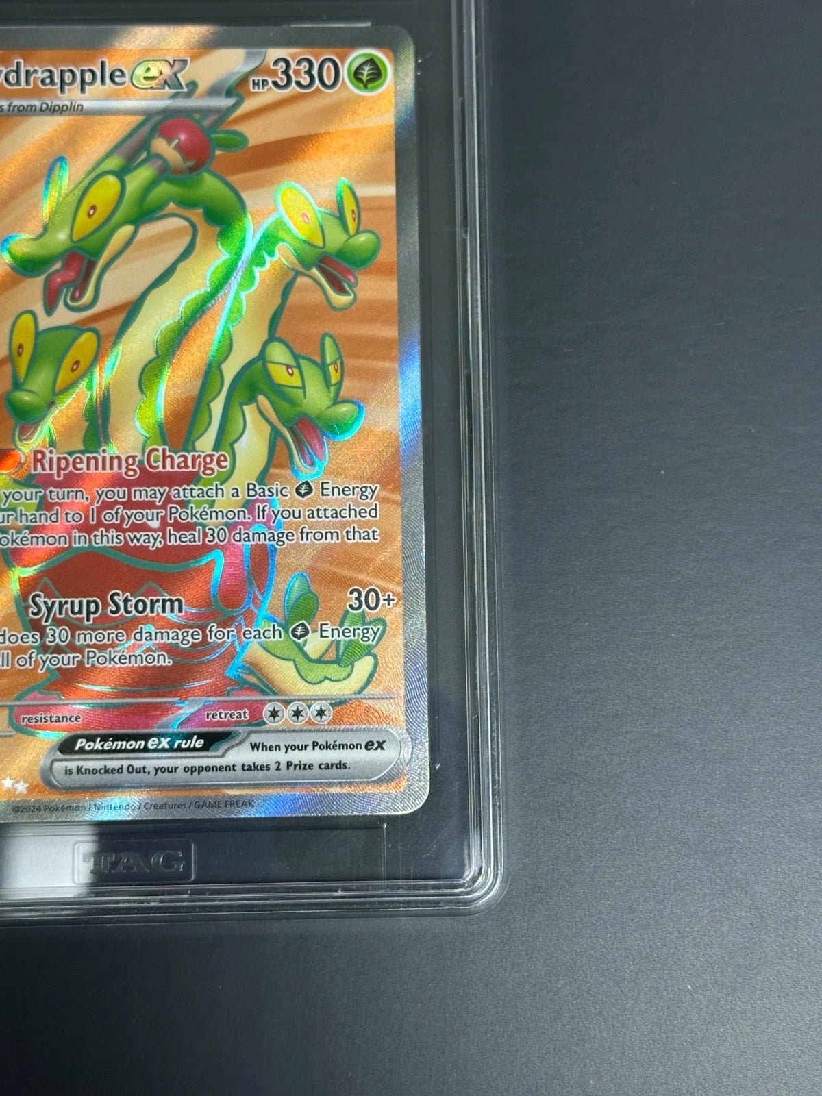 Pokemon Hydrapple ex 156/142 Ultra Rare Stellar Crown TAG 10 Gem Mint
