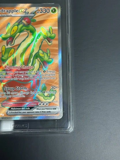 Pokemon Hydrapple ex 156/142 Ultra Rare Stellar Crown TAG 10 Gem Mint