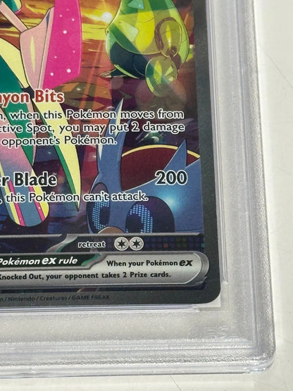 Pokemon Iron Valiant ex 249/182 SPECIAL ILLUSTRATION RARE Paradox Rift PSA 9 MIN
