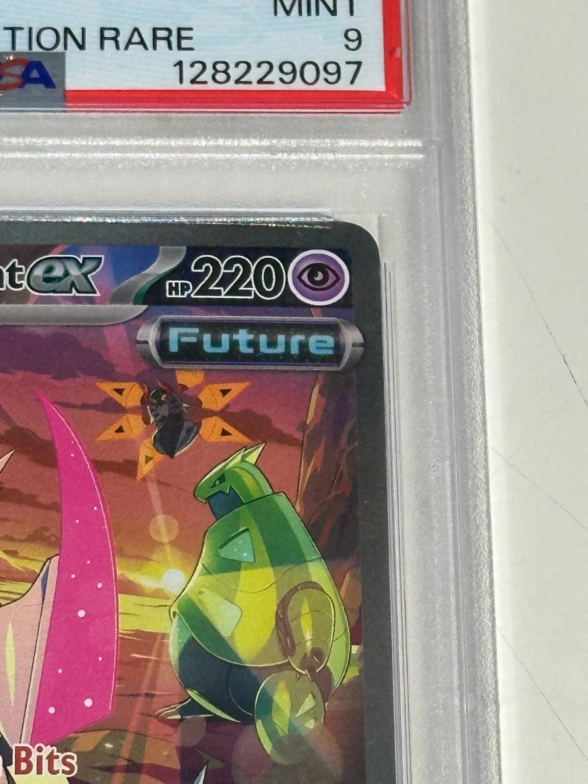 Pokemon Iron Valiant ex 249/182 SPECIAL ILLUSTRATION RARE Paradox Rift PSA 9 MIN