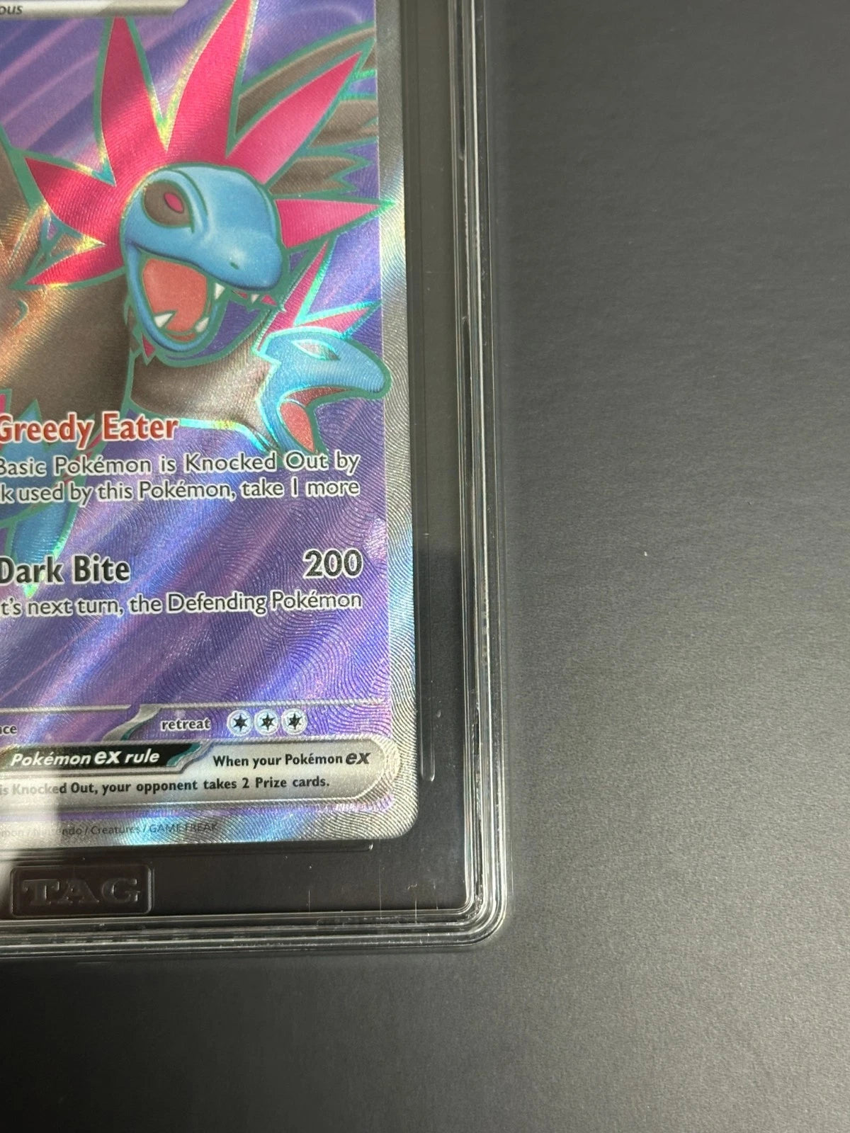 Pokemon Hydreigon ex 161/086 Ultra Rare White Flare TAG 10 Gem Mint