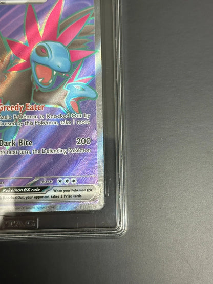 Pokemon Hydreigon ex 161/086 Ultra Rare White Flare TAG 10 Gem Mint