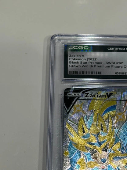 Pokemon Zacian V SWSH292 Black Star Promo Crown Zenith Premium Figure Collection