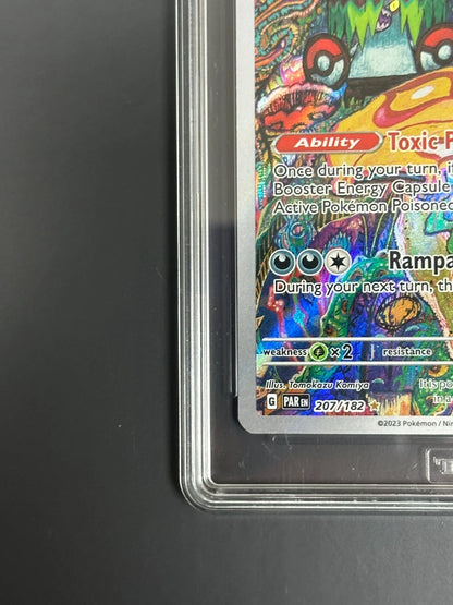 Pokemon Brute Bonnet 207/182 Illustration Rare Paradox Rift TAG 10 Gem Mint
