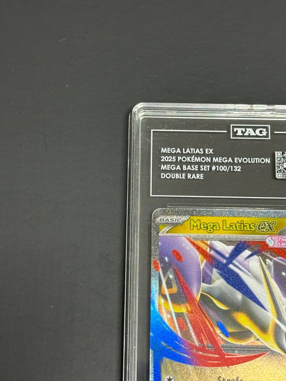 Pokemon Mega Latias ex 100/132 Double Rare Mega Evolution TAG 10 Gem Mint