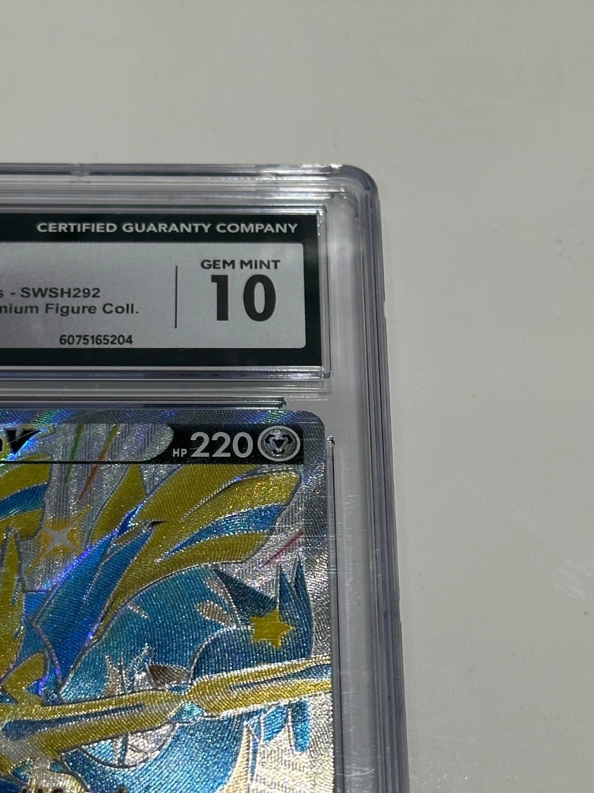 Pokemon Zacian V SWSH292 Black Star Promo Crown Zenith Premium Figure Collection