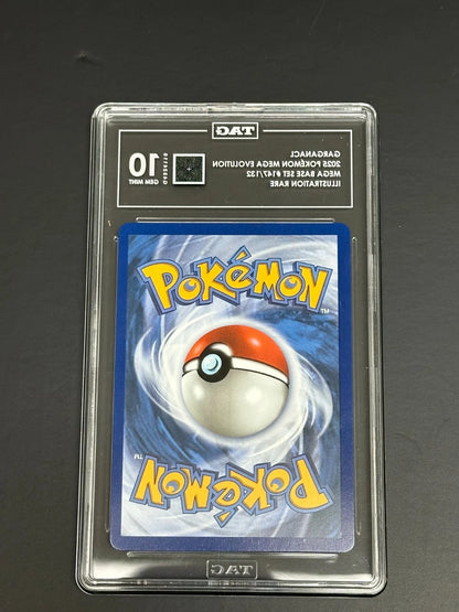 Pokemon Garganacl 147/132 Illustration Rare Mega Evolution TAG 10 Gem Mint