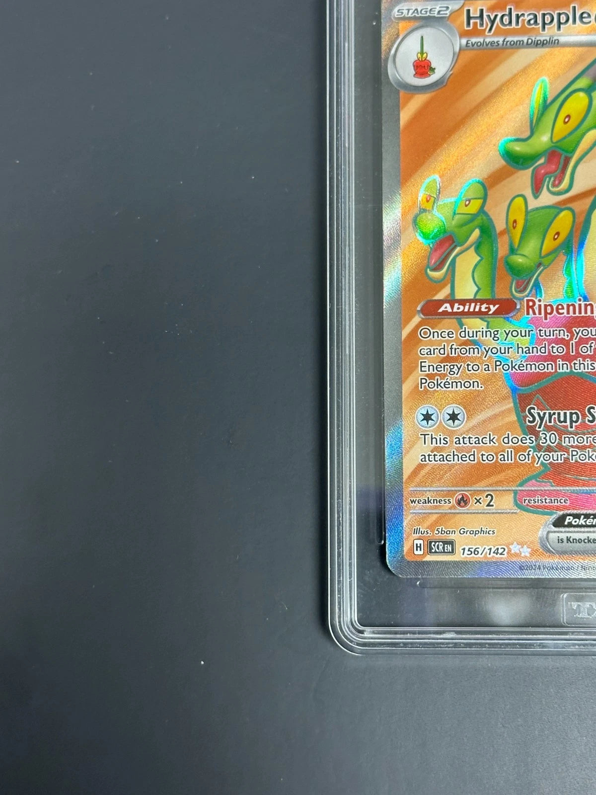 Pokemon Hydrapple ex 156/142 Ultra Rare Stellar Crown TAG 10 Gem Mint