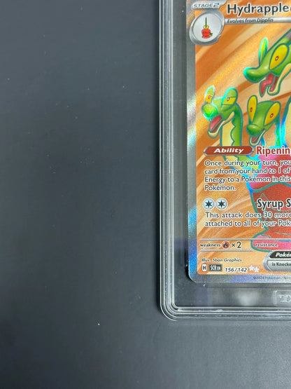 Pokemon Hydrapple ex 156/142 Ultra Rare Stellar Crown TAG 10 Gem Mint