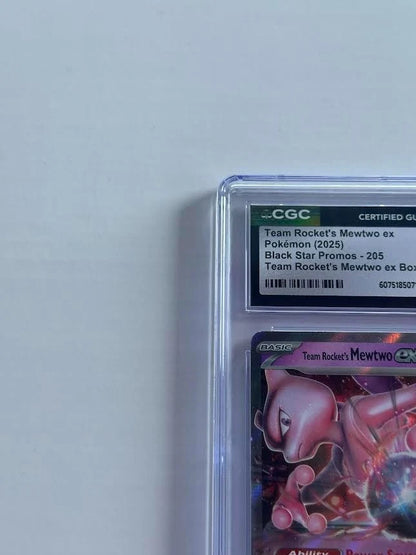 Pokemon Team Rocket’s Mewtwo ex 205 Black Star Promo Team Rocket’s Mewtwo ex Box