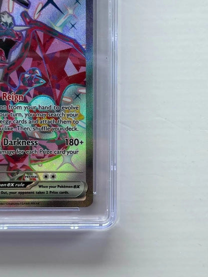 Pokemon Charizard ex 074 Black Star Promo Paldean Fates Tin CGC Pristine 10 Holo
