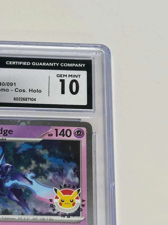 Pokemon Ceruledge 040/091 CGC 10 Gem Mint Cosmos Holo Pokemon Day Promo 2024