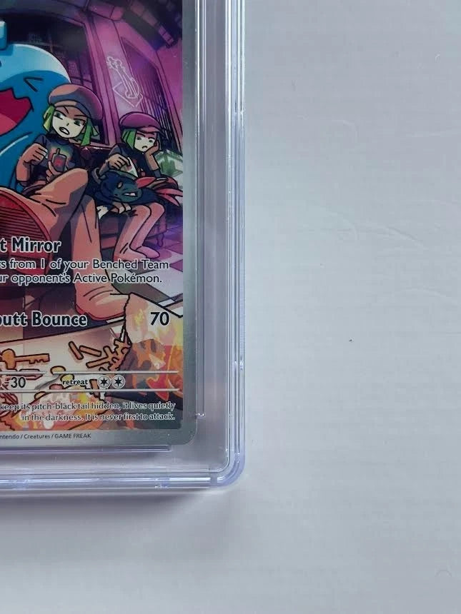 Pokemon Team Rocket’s Wobbuffet 203 Black Star Promo Destined Rivals ETB CGC 10