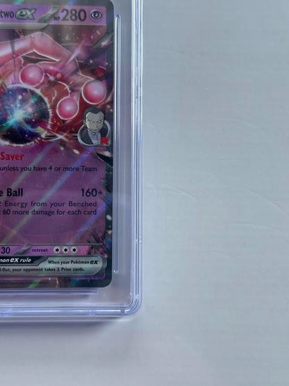 Pokemon Team Rocket’s Mewtwo ex 205 Black Star Promo Team Rocket’s Mewtwo ex Box