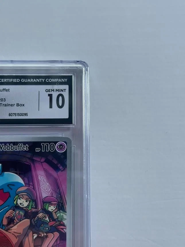 Pokemon Team Rocket’s Wobbuffet 203 Black Star Promo Destined Rivals ETB CGC 10