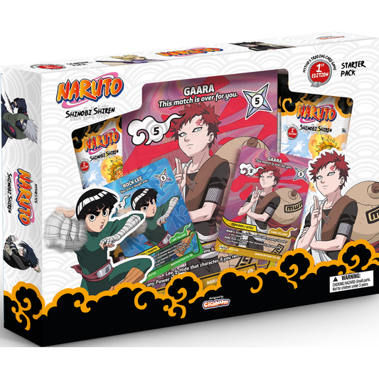 Naruto Mythos TCG Shinobi Shiren Gaara vs Rock Lee Starter Pack
