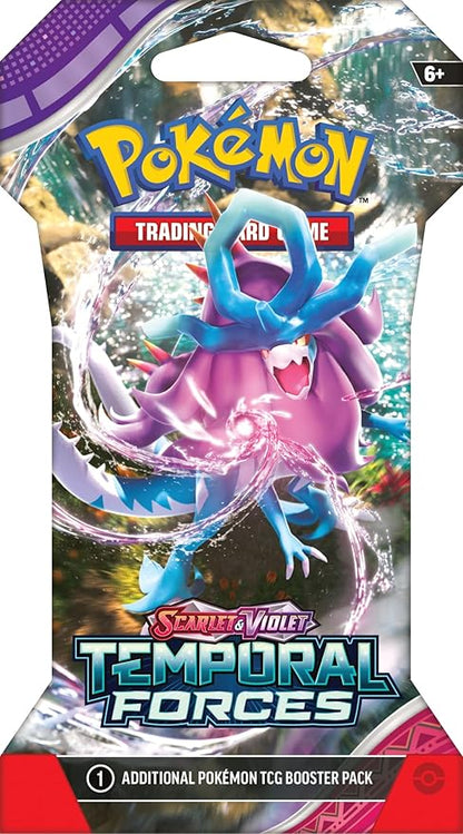 Pokémon TCG: Scarlet & Violet-Temporal Forces Sleeved Booster Pack (10 Cards)