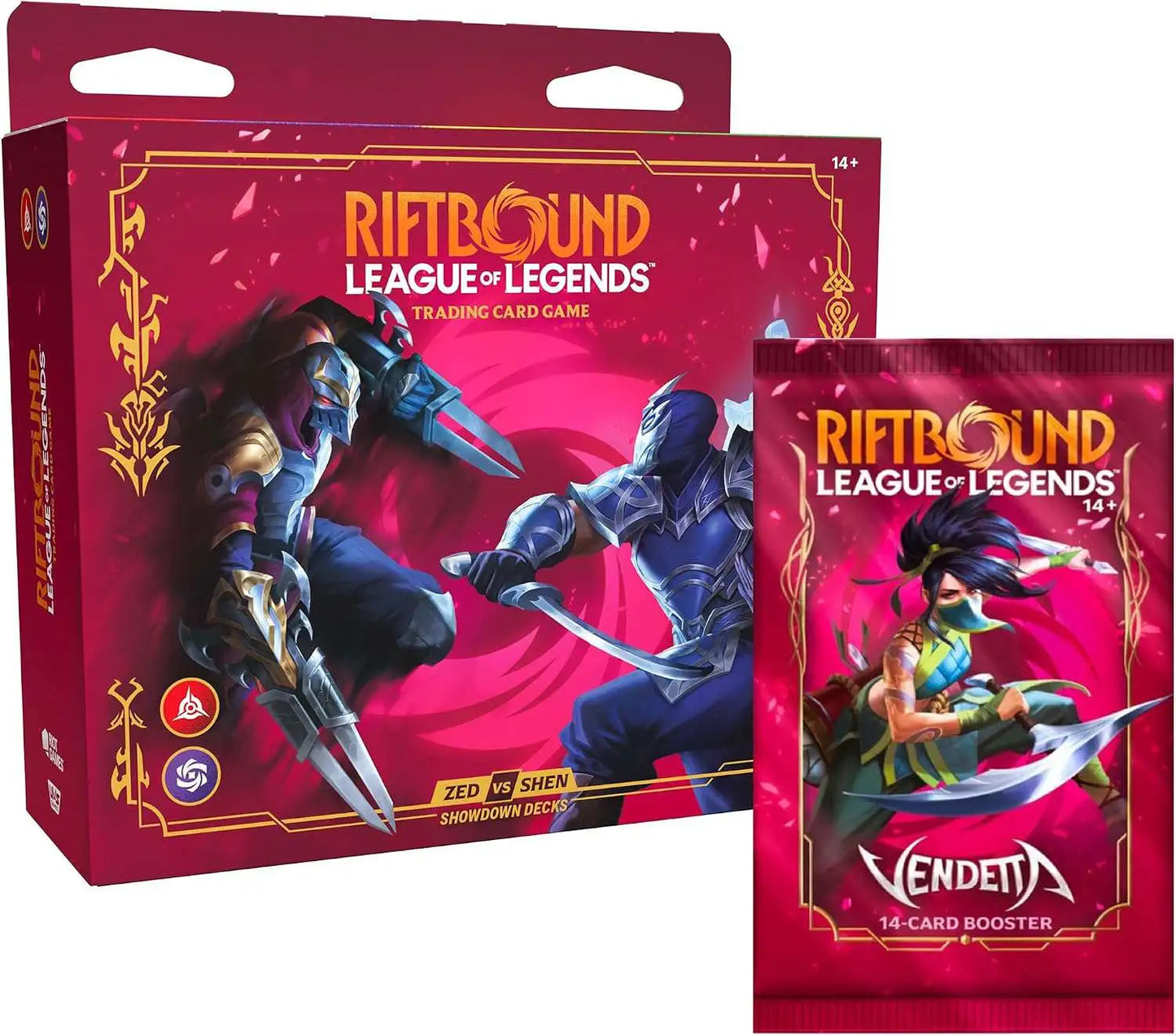 Riftbound Vendetta Zed vs Shen Showdown Deck contents
