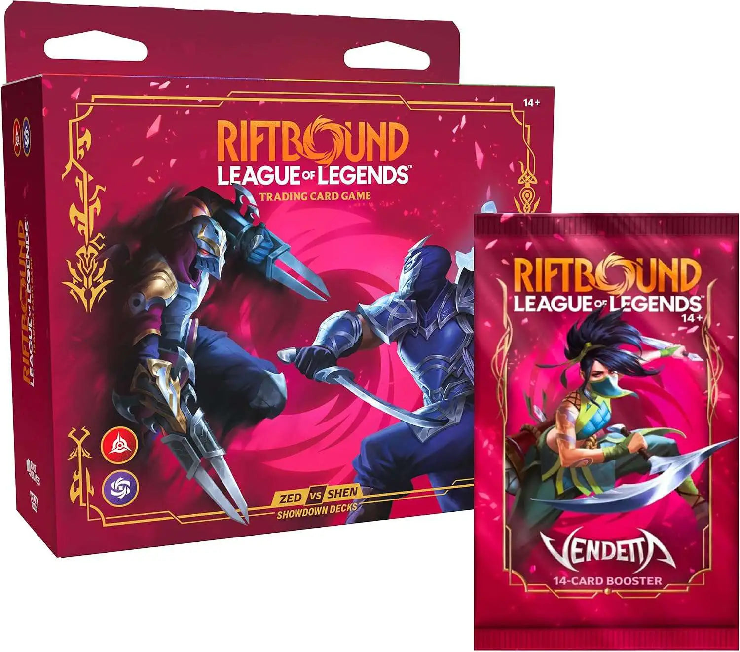 Riftbound Vendetta Zed vs Shen Showdown Deck contents