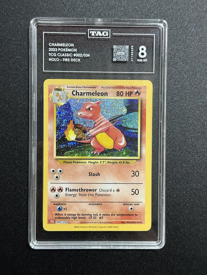 Charmeleon 002/034 Holo TCG Classic Fire Deck TAG 8 NM-MT - front